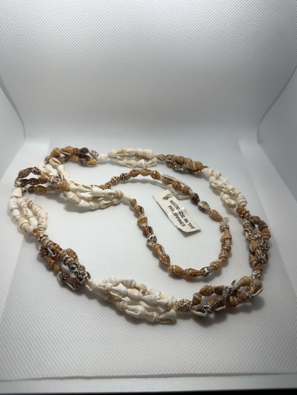 Boho Shell Bead Strand 34” Coastal Seashell Jewelry Supply